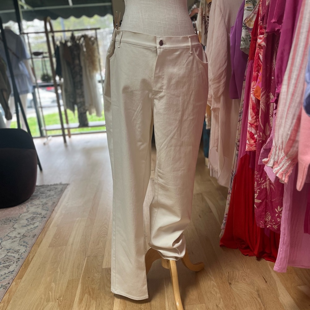 Lafayette 148 Cream Luxury Jeans, Size 16, EUC